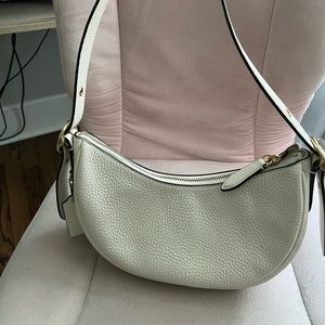 Bone Coach leather handbag